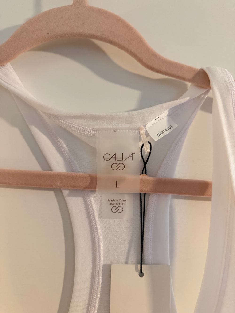 Calia Racerback Tank – White Size Large (NWT) - Picture 2 of 3